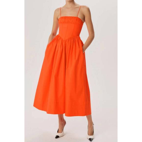 NEW RONNY KOBO barrett drop waist dress in red - Picture 1 of 4
